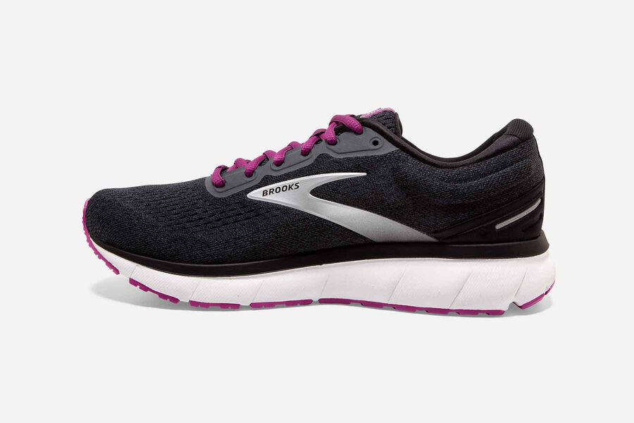 Brooks Running Shoes Womens Black/Purple - Trace Road - 9431-KBSAT